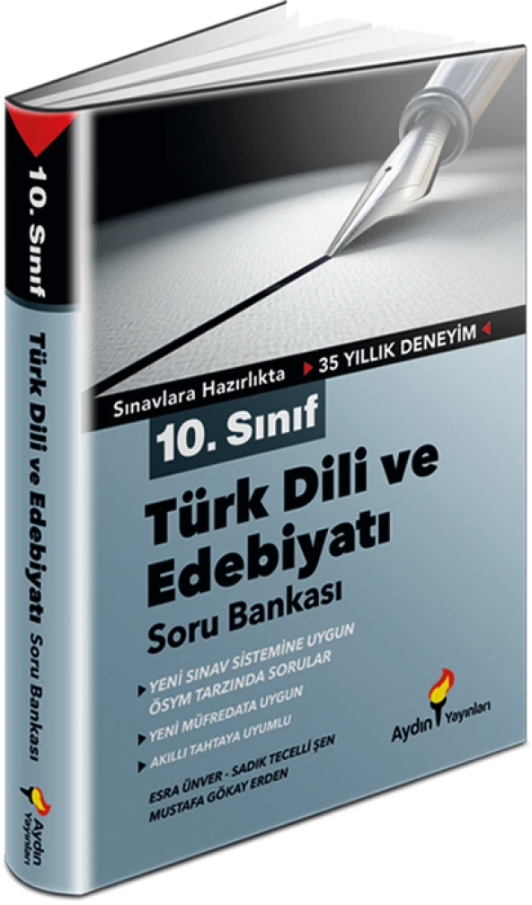 Aydın 10. Sınıf Türk Dili ve Edebiyatı Soru Bankası Aydın Yayınları