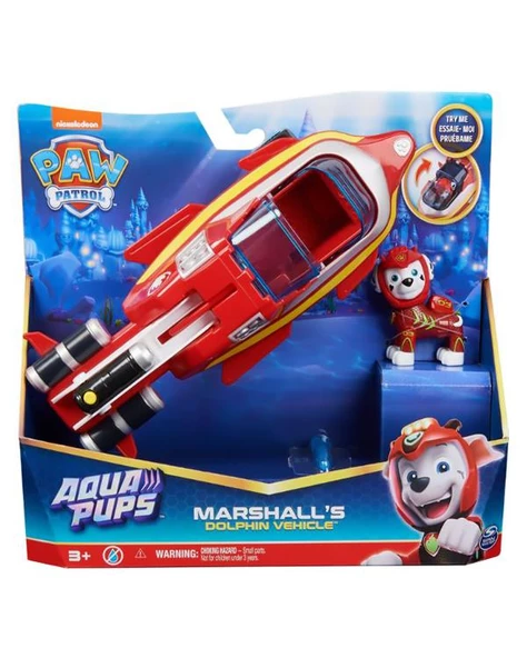 Paw Patrol Aqua Temalı Araçlar Marshalls Dolphin Vehicle 20139008