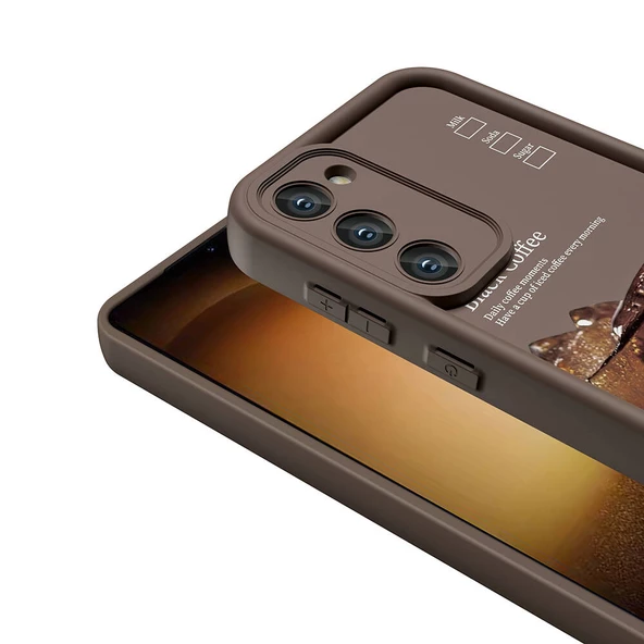 Galaxy S23 Kılıf Kamera Korumalı Baskılı Arka Yüzey Klas Kılıf - 10