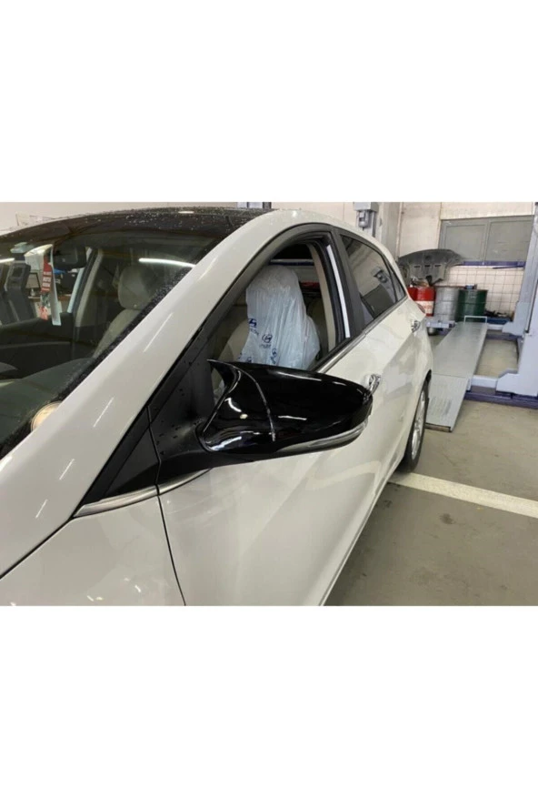 Hyundai I30 Uyumlu Batman Ayna Kapağı Plastik Piano Black Yarasa Ayna
