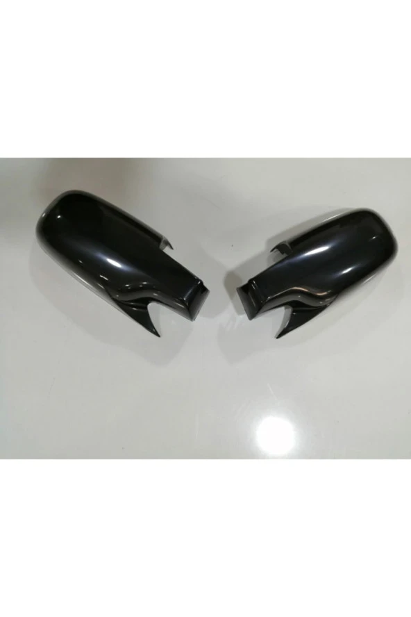 Siyah Renault Megane 2 Clio 3 Scenic Yarasa Ayna Kapağı - Resim 3