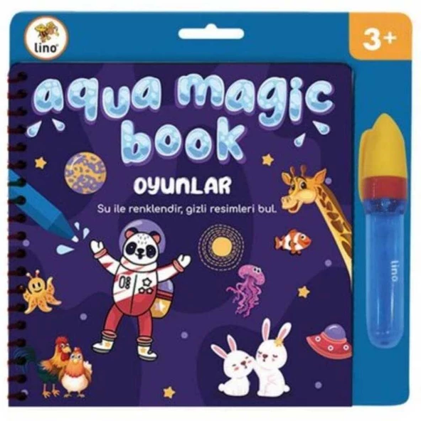 Lino Aqua Magic Book Oyunlar Sihirli Boyama Kitabı