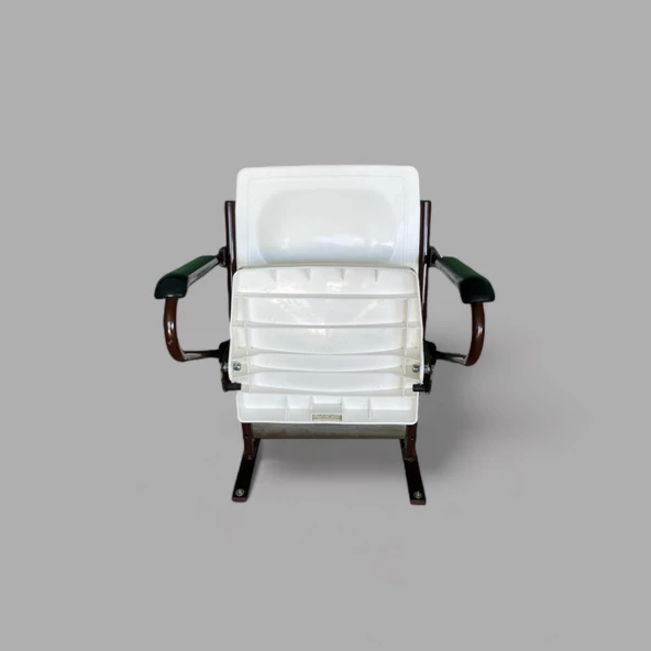 Stadyum Koltuğu Açılır Katlanır Kolçaklı Beyaz - 2