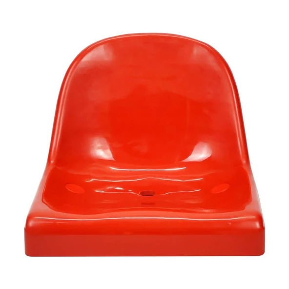 Stadyum Koltuğu Arkalıklı, Tribün Koltuğu Plastik Kırmızı - 3