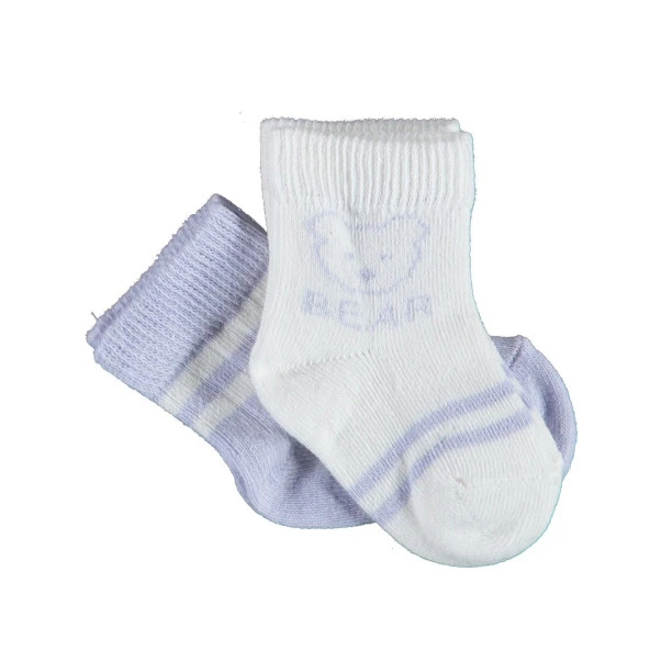 Biorganic Bear 2'li Kız Bebek Çorabı 68412
