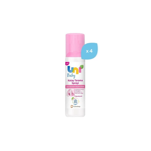 Uni Baby Kolay Tarama Spreyi 200 ML x 4 Adet