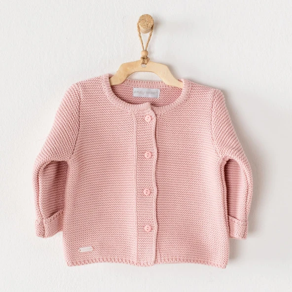 Andywawa Knitwear Basic Bebek Ceketi AC24333