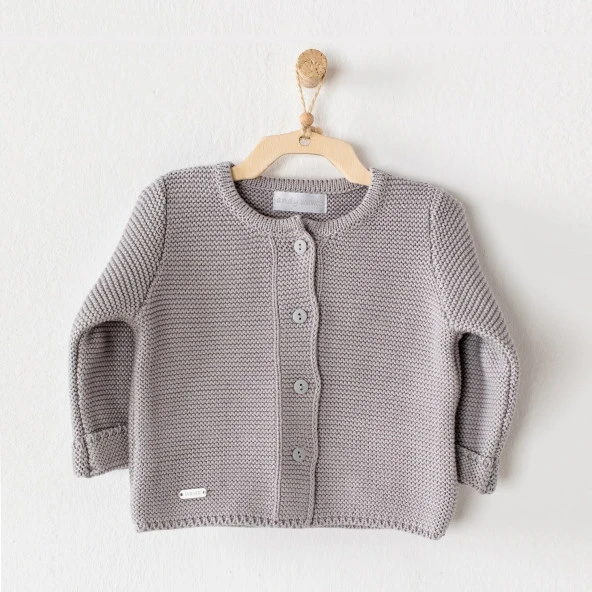 Andywawa Knitwear Basic Bebek Ceketi AC24333