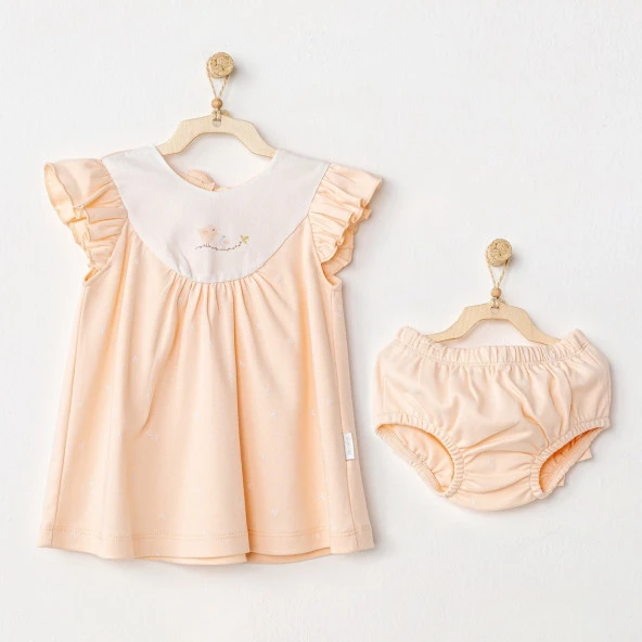 Andywawa Spring Birds Bebek Elbise Takımı AC24529