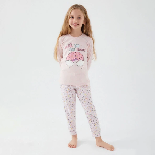 Roly Poly Kız Çocuk Pijama Takımı RP3098