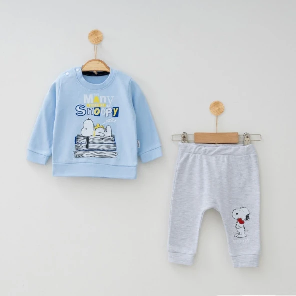 Mini Sempatik Snopy Penye 2'li Bebek Takımı 166R