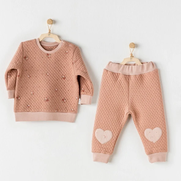Andywawa Floral Baby 2'li Bebek Takımı AC24368