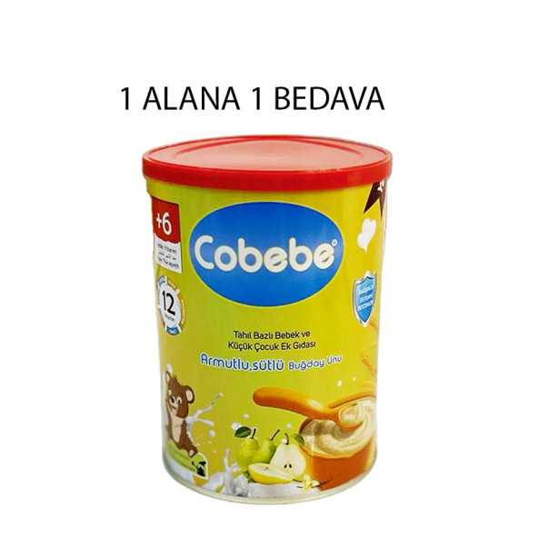 COBEBE ARMUTLU, SÜTLÜ, BUĞDAY UNU KAŞIK MAMASI 400 GR - 1