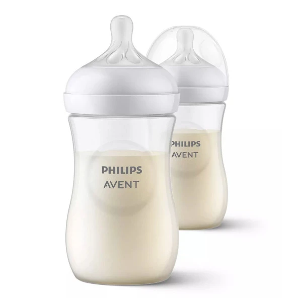 Philips Avent Doğal Tepkili PP 2'li Biberon Seti 260 Ml 1+ Ay