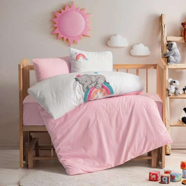 Cotton Box CB Punch Nakışlı Bebek Nevresim Takımı 2012