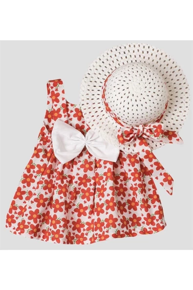 Yeni sezon Kız bebek elbise şapkalı takım - 9