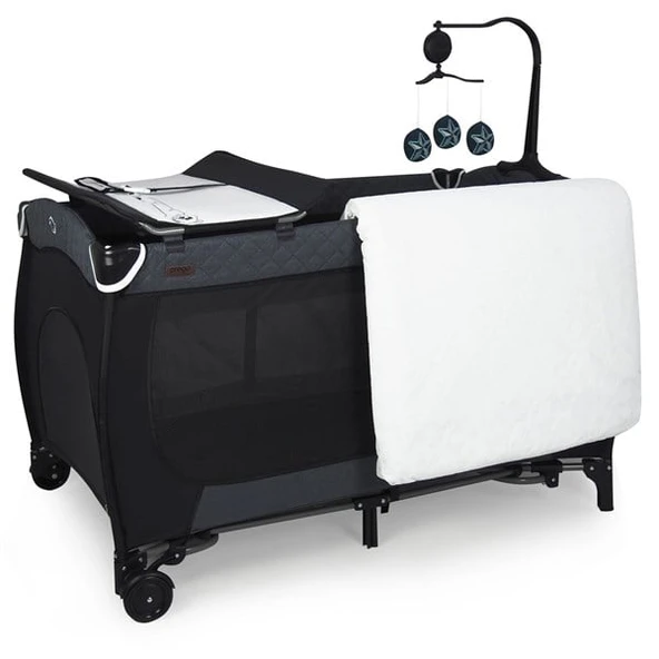 Prego San Diego Plus Oyun Parkı 70x120 Cm Füme + Yatak Hediyeli ürün görseli