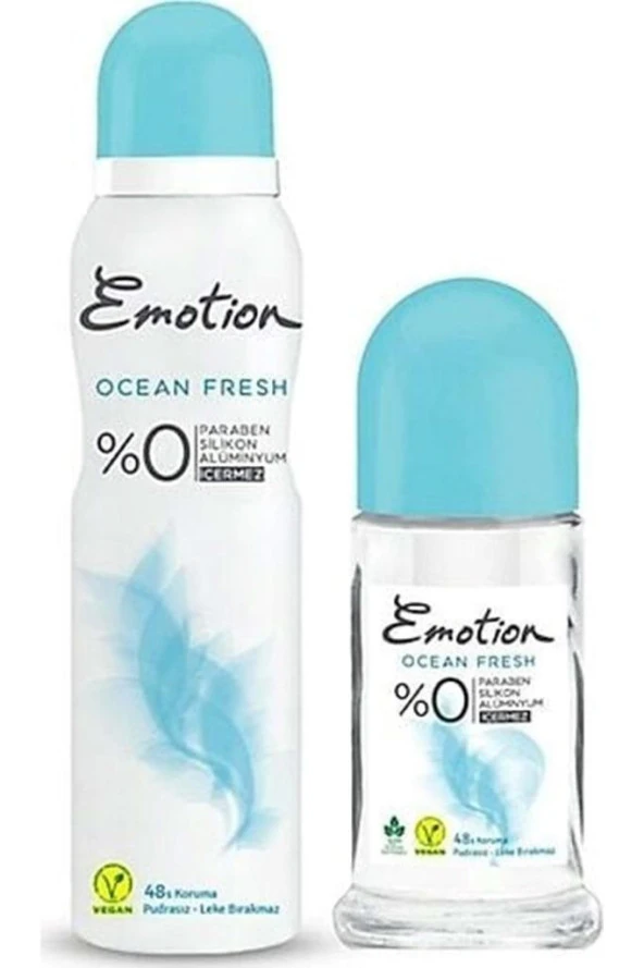 Emotion Deodorant 150 ml Ocean Fresh-50 ml roll on