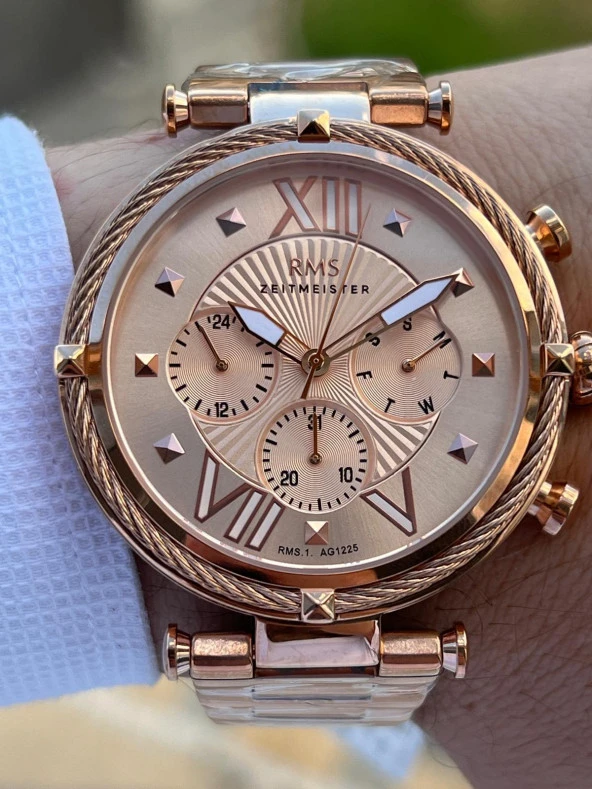 RMS Romanson İç Fonksiyonları Aktif Özel Seri Kararmaz Renk Atmaz 5 Atm Erkek Kol Saati AG1493.05 - 2