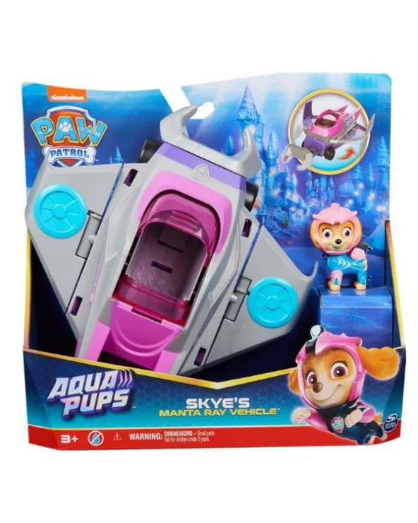 Paw Patrol Aqua Temalı Araçlar Skyes Manta Ray Vehicle 20139011