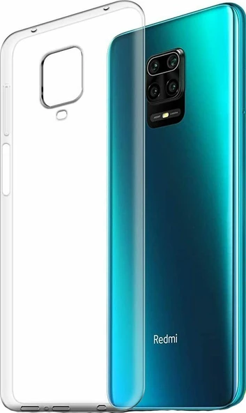 Xiaomi Redmi Note 9 Pro Kılıf Ultra Ince Şeffaf Silikon Logis