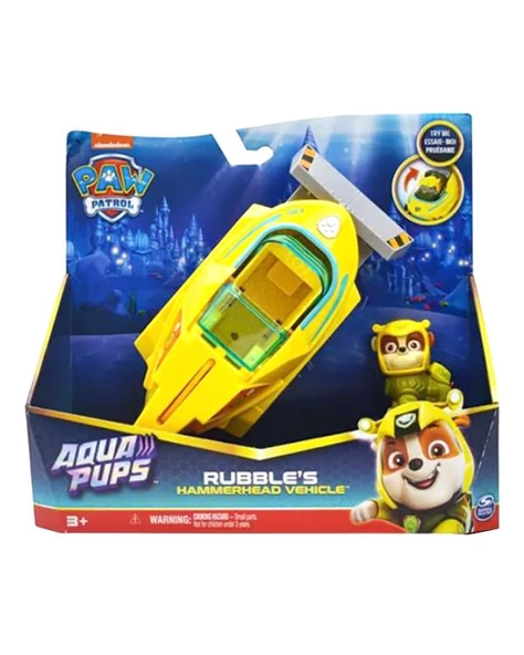 Paw Patrol Aqua Temalı Araçlar Rubbles Hammerhead Vehicle 20139010