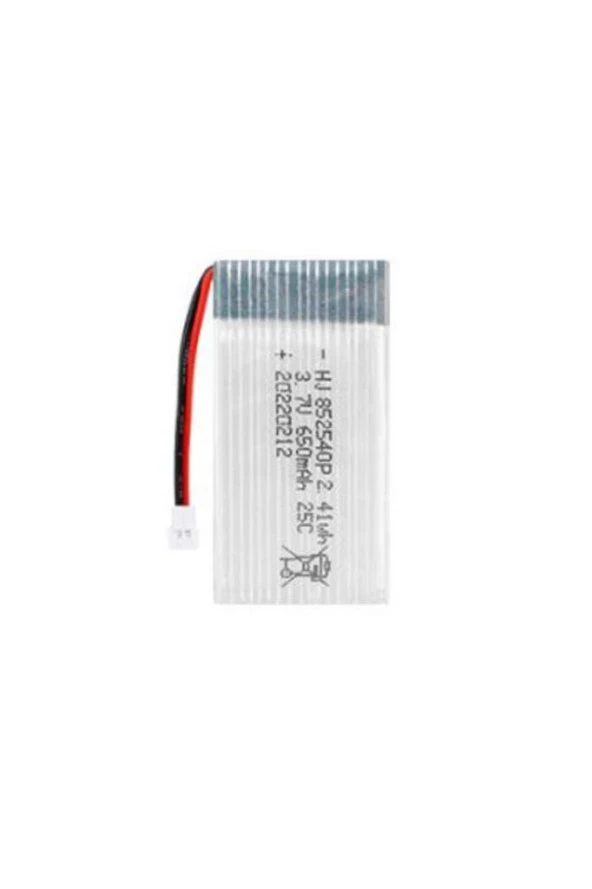 Lipo Pil 3.7V 650mAh 25C Dron ve RC Model Bataryası HX2.54 Soket