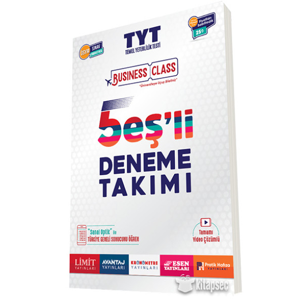 TYT Business Class 5 li Deneme Takımı Limit Yayınları