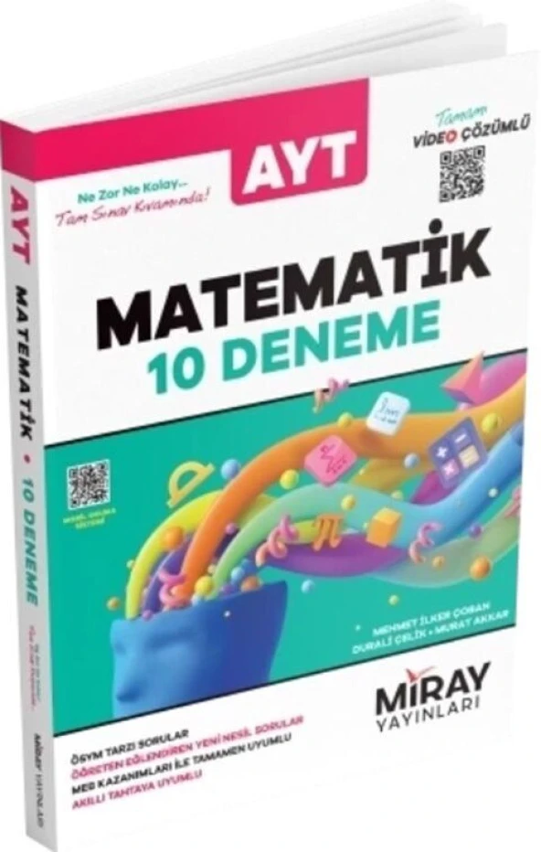 Miray Yayınları AYT Matematik 10 Deneme