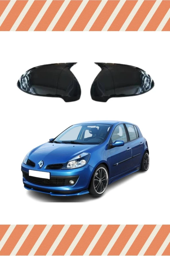 Renault Clio 3 Uyumlu Yarasa-batman Ayna Kapağı
