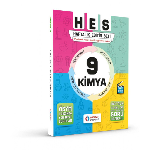 9. Sınıf Kimya Set ( Hes Serisi ) Ordinat Yayınları