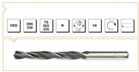 MTE HSS DIN 338/R-N SİL.SAPLI KISA MAT. UCU-HADDELİ 3,2 mm