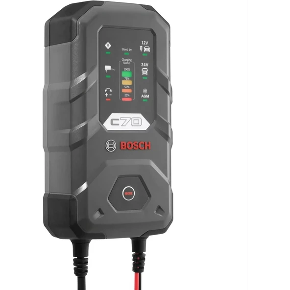 Bosch C70 Akü Şarj Cihazı 12/24V - 2