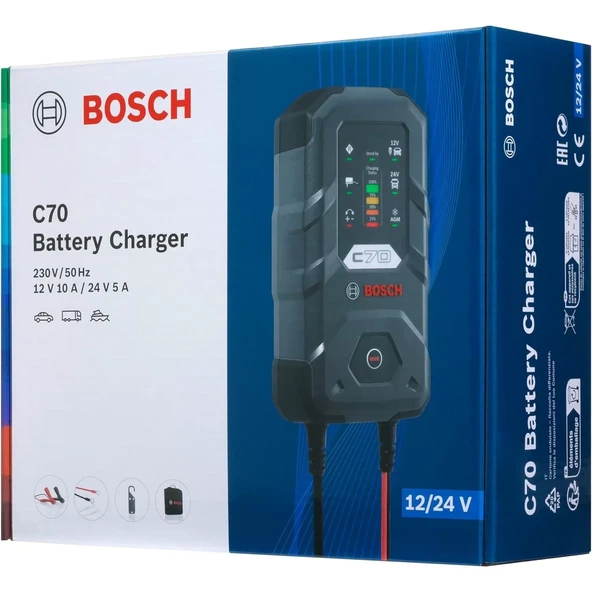 Bosch C70 Akü Şarj Cihazı 12/24V - 3