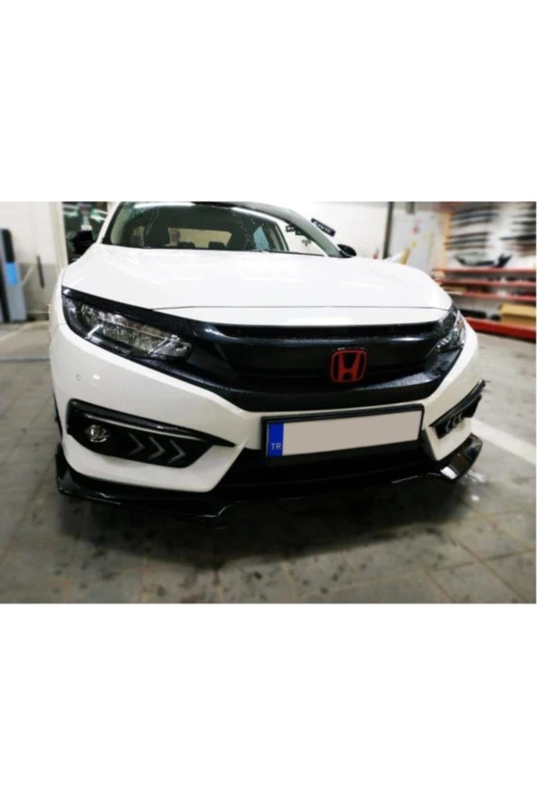 Honda Civic Fc5 Fk7 3 Parça Ön Lip - 2