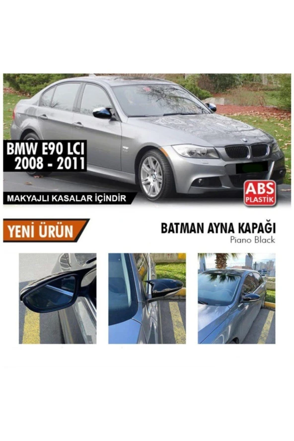 Bmw E90 Batman Yarasa Ayna Kapağı Piano Black