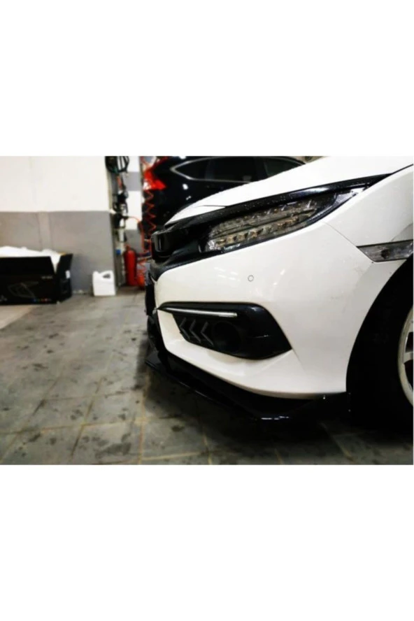 Honda Civic Fc5 Fk7 3 Parça Ön Lip - 3