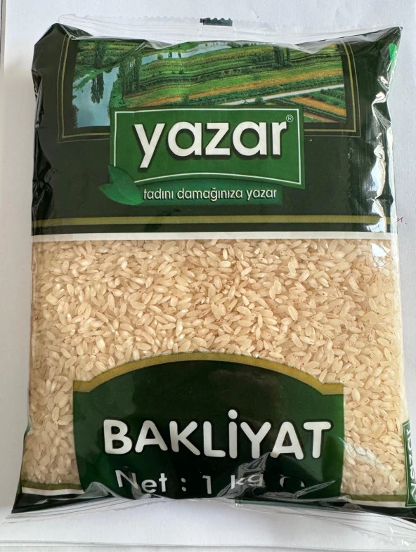 Yazar Kırmızı Çizgili Yerli (Ata Tohumu) Pilavlık Pirinç 1 Kg x 6 Paket