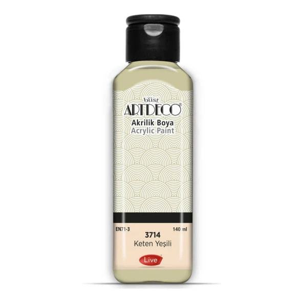 Artdeco Akrilik Boya 140 ml 3714 KETEN YEŞİLİ