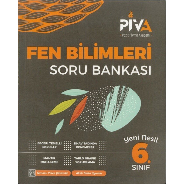 Piva Yayınları 6. Sınıf Fen Bilimleri Soru Bankası