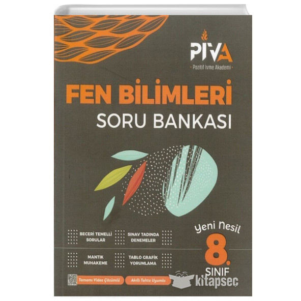 8. Sınıf Fen Bilimleri Soru Bankası Piva Yayınları sharefavorite_border