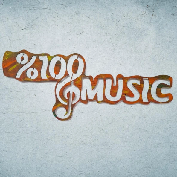 Veraart Işıklı Renkli %100 Music Müzik Temalı Tablo Duvar Dekorlu Gece Lambası