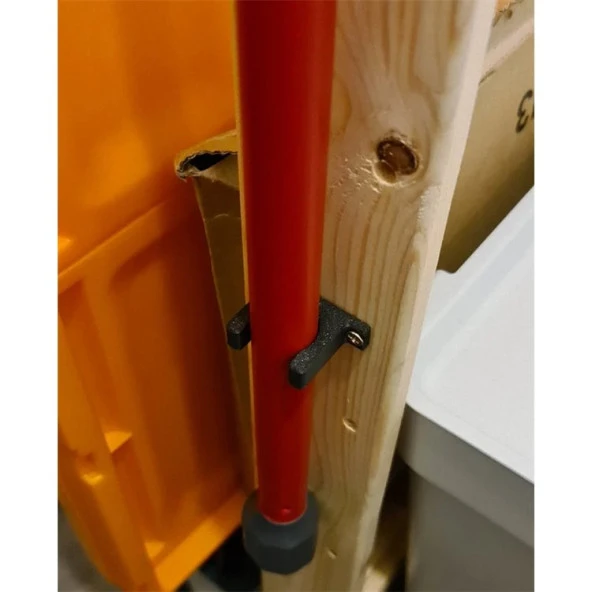 Paspas Mop Tutucu 5 Adet Siyah - 5