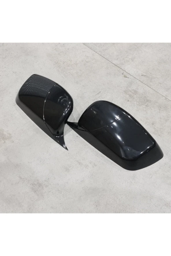 Bmw 5 Serisi E60 Uyumlu Yarasa Ayna Kapak, Parlak Siyah, Yerli Abs Plastik, E60 Batman Ayna Kapağı - 2