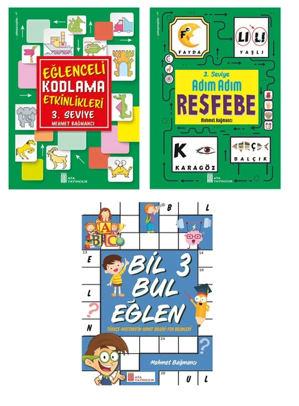 Ata 3.Sınıf Kodlama + Resfebe + Bil Bul Eğlen ürün görseli 1