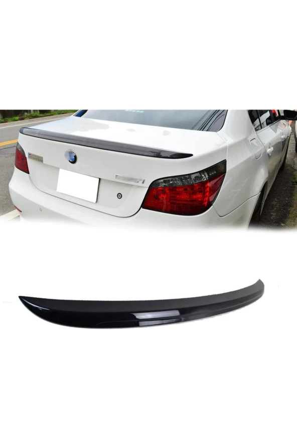 Bmw 5 Serisi E60 M5 Spoiler 2005 2010 Uyumlu Profesyonel Fırın Boyalı Piano Black