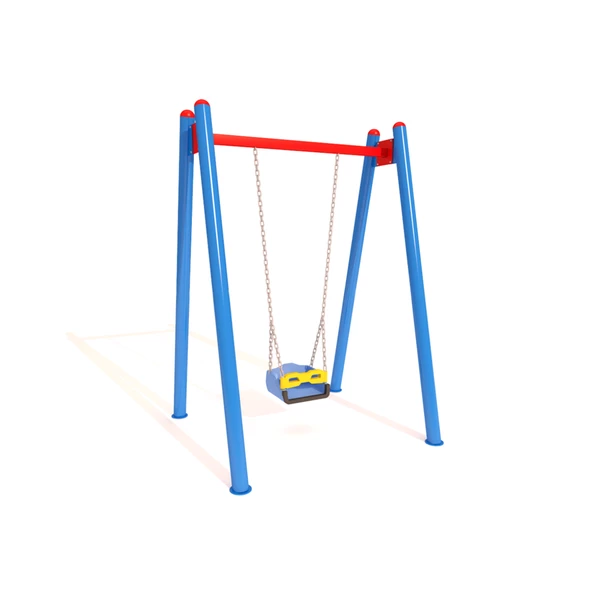 Park Salıncak Tekli, Klasik Salıncak Modeli, Standart Korkuluklu Koltuk - 2