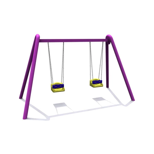 İkili Salıncak, Park Salıncak Modeli 76x2mm - 2