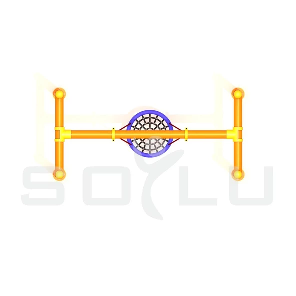 Kuluçka Salıncak, Park Salıncak Modeli 250 x 120 x h 200 cm - 2