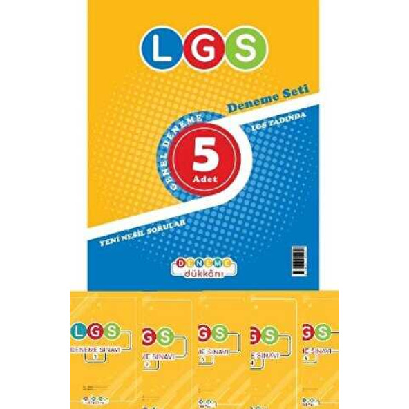 Deneme Dükkanı LGS 5li Deneme Seti